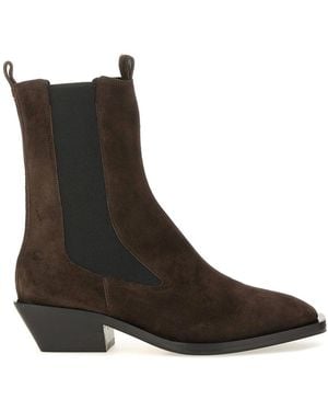 Aeyde Suede Boot - Black