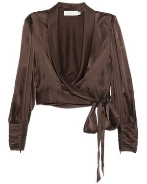 Zimmermann Camisa - Marrón