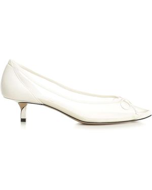Jacquemus Tourni Low-Heeled Court Shoes - Natural
