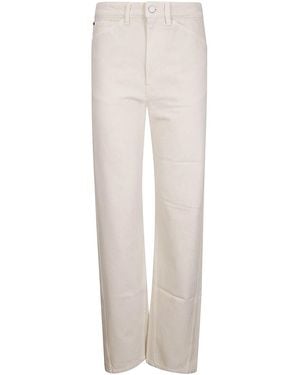Lemaire Five Pockets Twisted Trousers - White