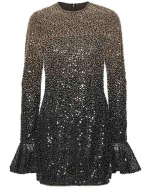 ROTATE BIRGER CHRISTENSEN Mini Dress With Sequins - Black