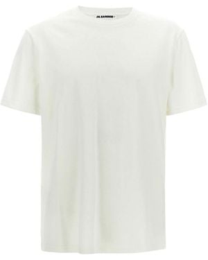 Jil Sander Logo Patch T-Shirt - White