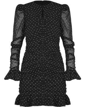 ROTATE BIRGER CHRISTENSEN Dress Made Of Chiffon - Black