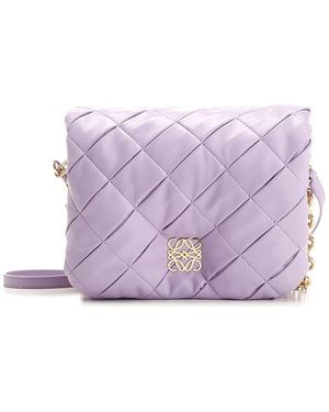 Loewe Mauve Shoulder Bag - Purple