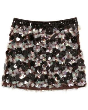 P.A.R.O.S.H. Mini Skirt - Black