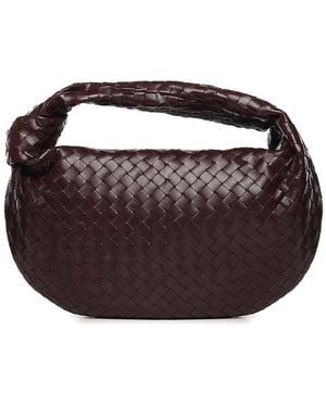 Bottega Veneta Jodie Leather Bag - Brown