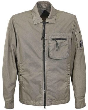 C.P. Company Panama-R Nylon Overshirt - Grey