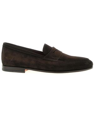 Santoni Carlos Loafers - Black