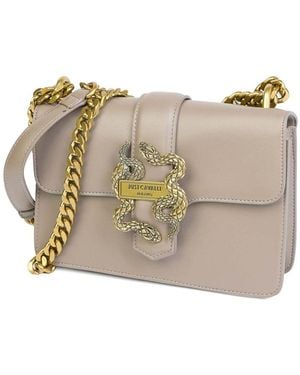 Just Cavalli Iconic Snakes Bag - Grey