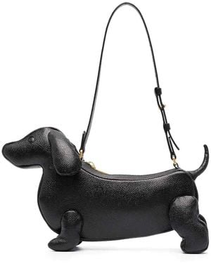 Thom Browne Borsa Hector Baguette - Nero
