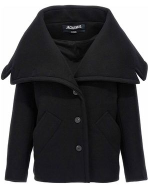Jacquemus Le Caban Caruso' Coat - Black
