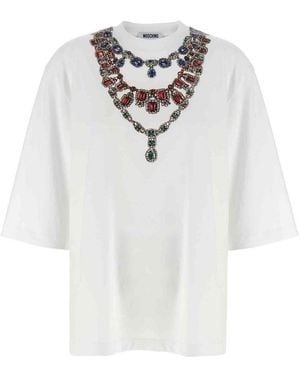 Moschino Jewel Print T-Shirt - White
