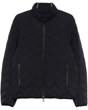 Emporio Armani Nylon Down Jacket - Blue
