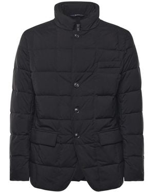 Fay Short Padded Down Jacket - Blue