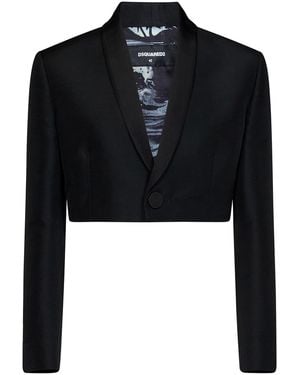 DSquared² Cropped Blazer - Black