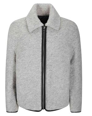 JW Anderson Contrast Trim Casual Jacket - Grey