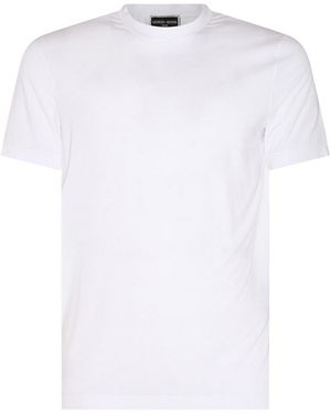Giorgio Armani Viscose T-Shirt - White