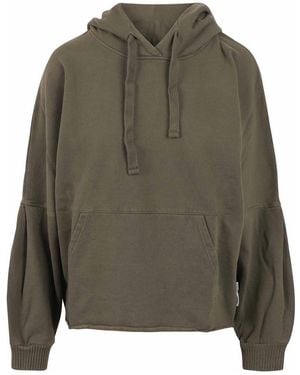 NOUMENO CONCEPT V-Neck Sweatshirt - Green