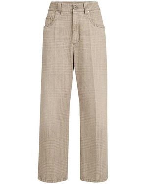 Brunello Cucinelli Straight Leg Jeans - Natur