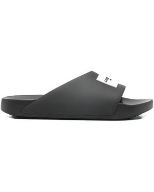 Givenchy Label Pool Slides - Gray