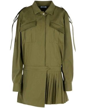 Off-White c/o Virgil Abloh Savana Cotton Dress - Green