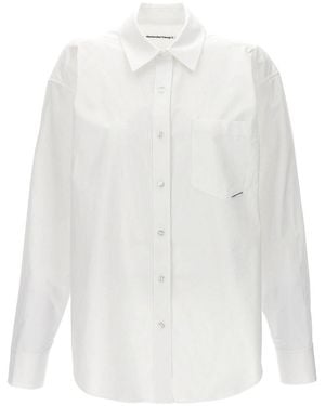 T By Alexander Wang 'Boyfriend' Shirt - White
