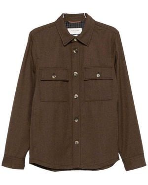 Jacob Cohen Wool Shirt Jacket - Brown