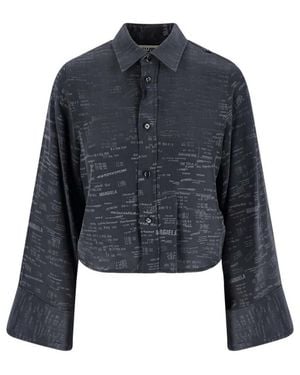 MM6 by Maison Margiela Logo Shirt - Blue
