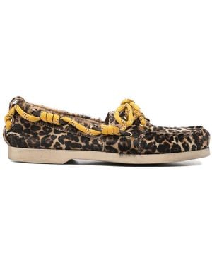 Golden Goose Cruise Leather Loafers - Brown