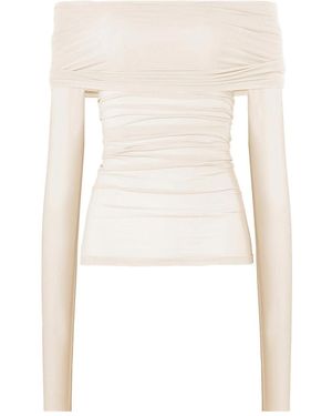 Wolford Top Con Spalle Scoperte - Bianco