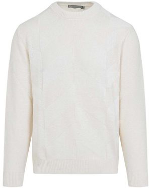 Canali Knit Jumper - White