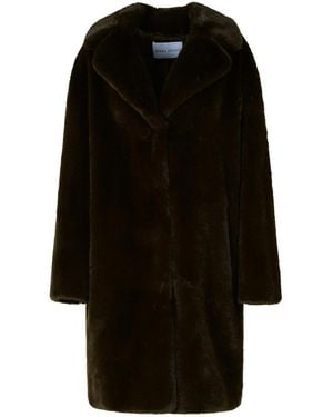 Stand Studio 'teddy Camille' Faux Fur Jacket - Black