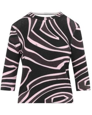 PUCCI Ls Knit Top - Black