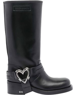 Mach & Mach Boots - Black