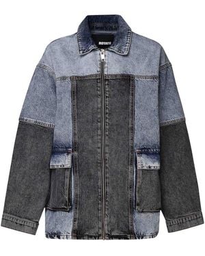 ROTATE BIRGER CHRISTENSEN Denim Jackets - Blue