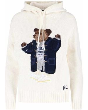 Polo Ralph Lauren Logo Hooded Sweatshirt - Blue