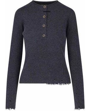 Uma Wang Cashmere Cardigan - Blue
