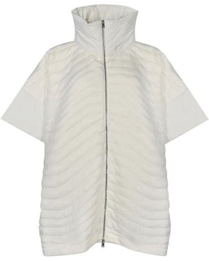 Herno Resort Poncho - White