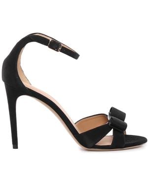 Ferragamo Vara Bow Sandal - Black