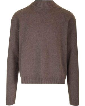 Rick Owens Turtleneck Jumper - Brown