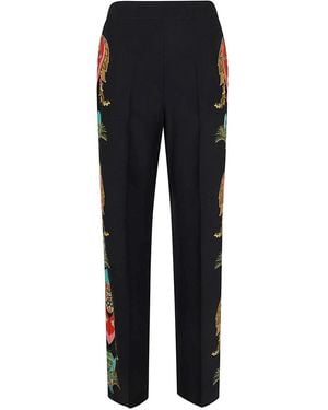 Etro Straight Leg Pants - Black