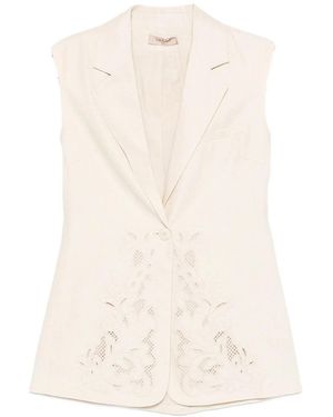 Twinset Waistcoat - Natural