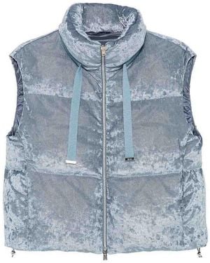 Herno Nylon Down Vest - Blue