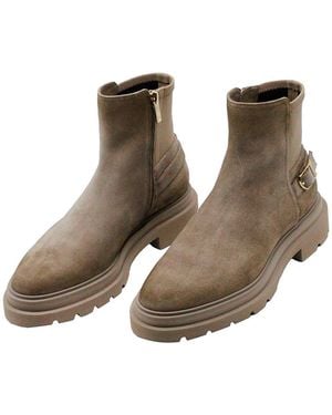 Santoni Ankle Boots - Natural