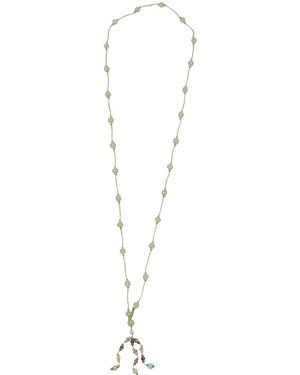 Sharing Long Natural Necklace - White