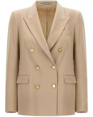 Tagliatore Parigi Cashmere Blazer - Natural