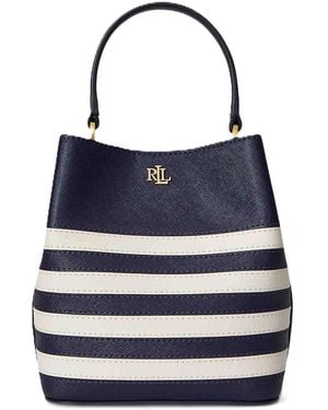 Ralph Lauren Reese Sm Bkt-Bucket Bag-Small-Piecd - Blue