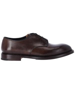 Premiata Leather Derby Shoes - Brown