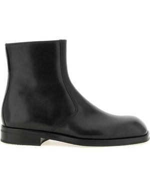 Lemaire Zip Ankle Boots - Black