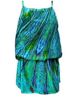 MARIA ENRICA NARDI Guadalupe Cover-Up - Blue